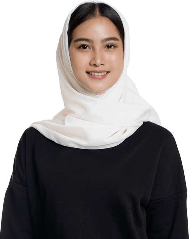 Woman in stylish black outfit